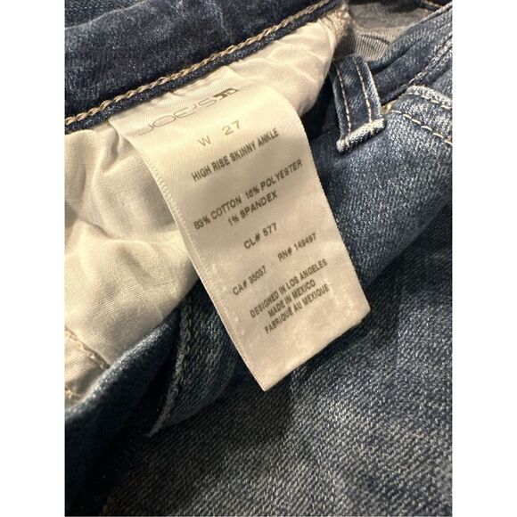 Joe’s Jeans high rise skinny ankle blue jeans São Paulo sz 27 distressed - Picture 5 of 8